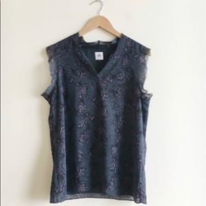 CAbi Evermore floral blouse